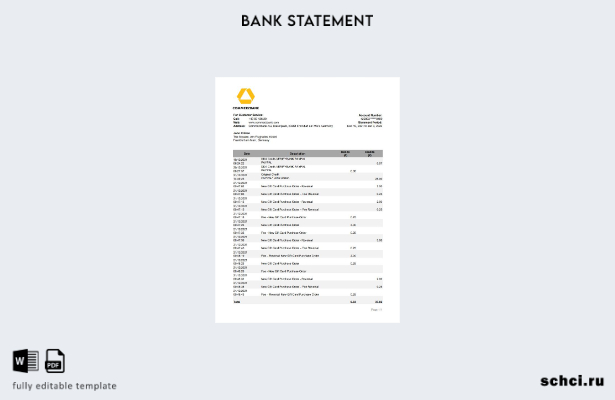 цифровая загрузка шаблона Excel отчета Commerzbank Германии